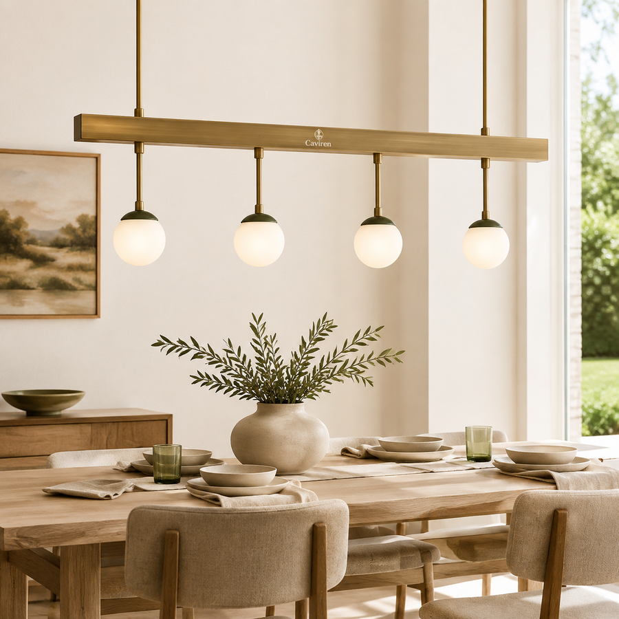 Caviren Line Linear Orb Dining Pendant