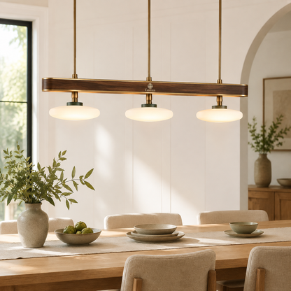 Caviren Line Pebble Row Pendant