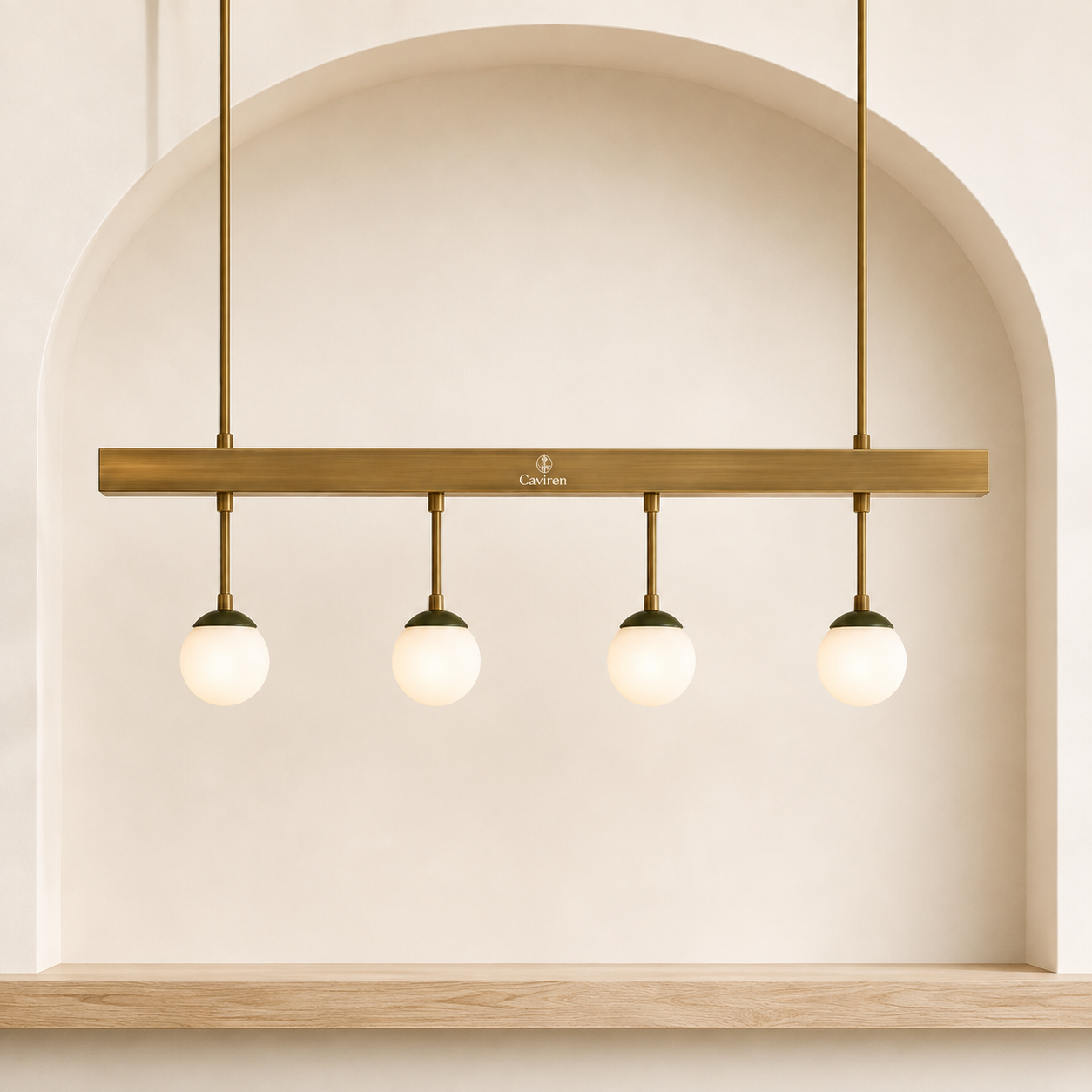Caviren Line Linear Orb Dining Pendant