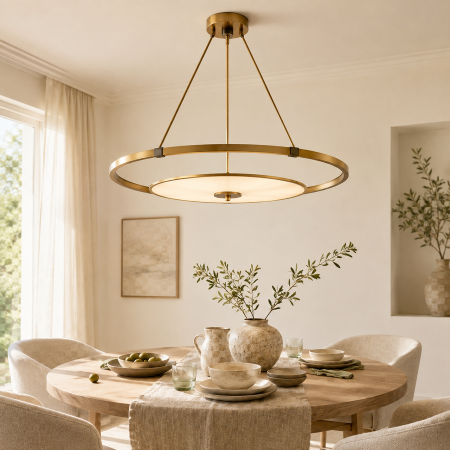 Caviren Line Orbit Ring Chandelier