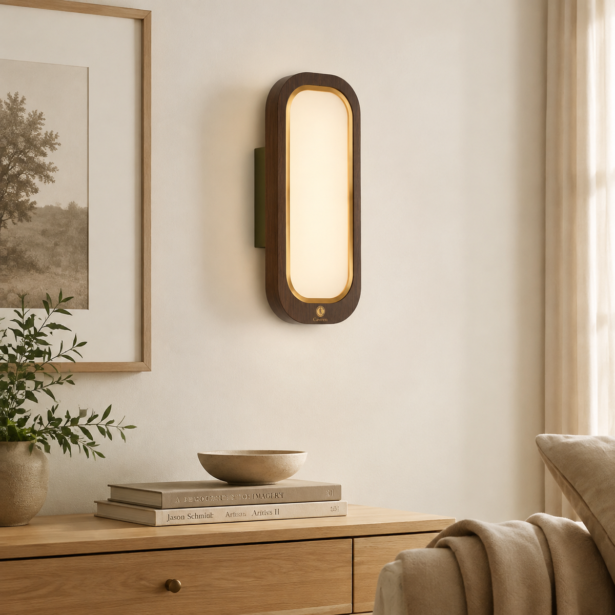 Caviren Veil Frame Panel Sconce