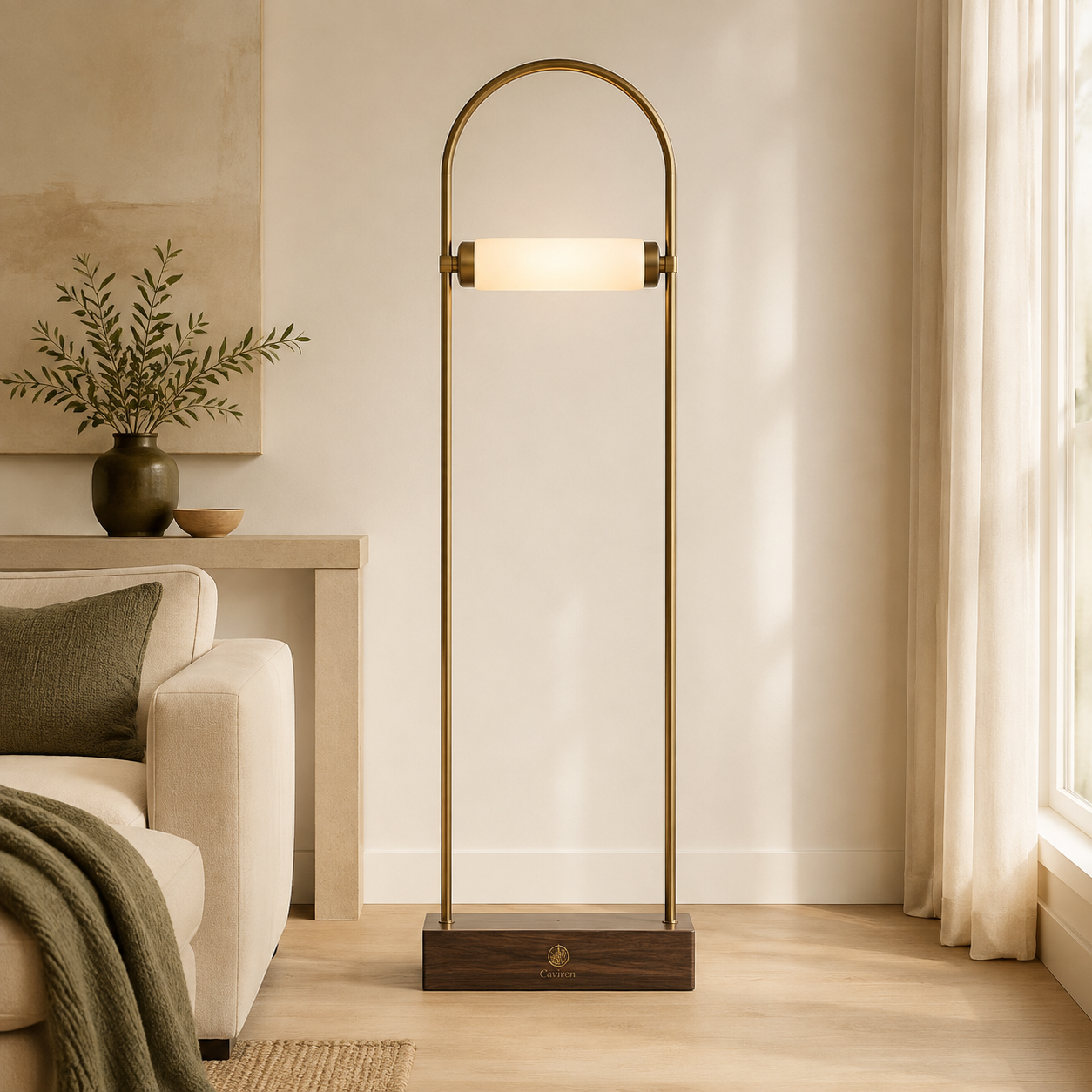 Caviren Arc Arch Capsule Floor Lamp