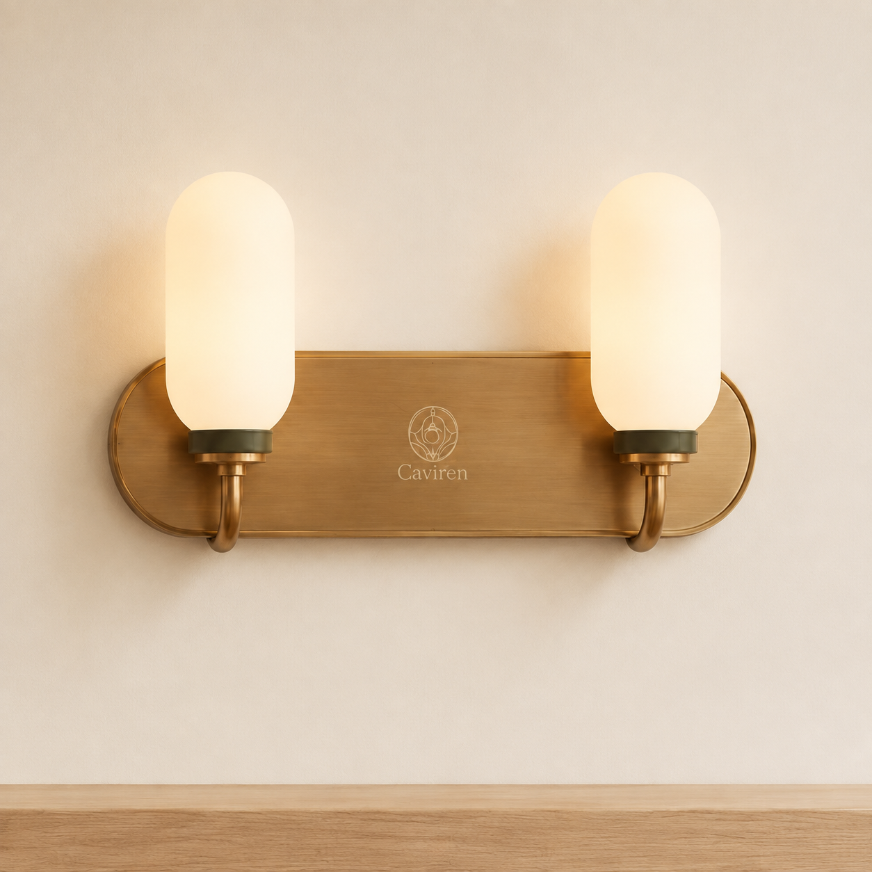 Caviren Veil Twin Petal Sconce