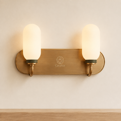 Caviren Veil Twin Petal Sconce