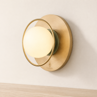 Caviren Veil Halo Globe Sconce