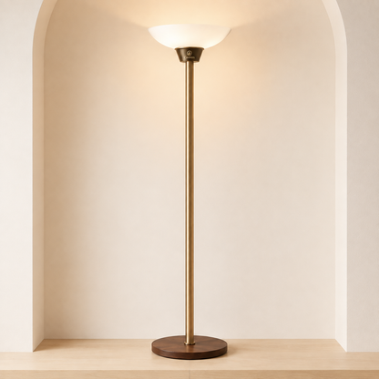 Caviren Arc Rise Torchiere Floor Lamp