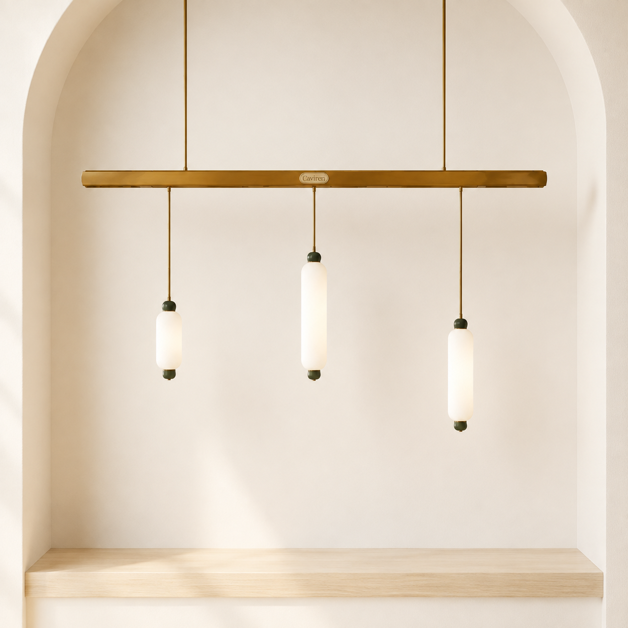 Caviren Line Cascade Capsule Pendant